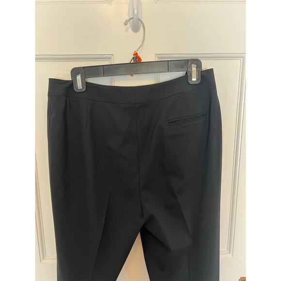 Lafayette 148 Women's 8P Wool Dress Pants Black Front Pleat Work Trousers Career - Picture 10 of 15